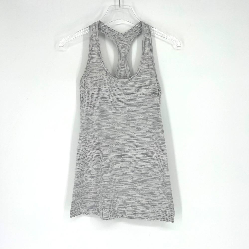 Lululemon Tank Top Women 8/10 Cool Racerback II Nulu Wee‎ Are From Space Gray